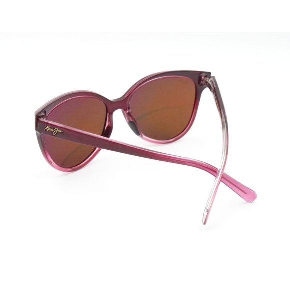 Maui Jim Olu Olu Mj 537-07A Burgundy Fade Frame MAUI Sunrise - Picture 3 of 6
